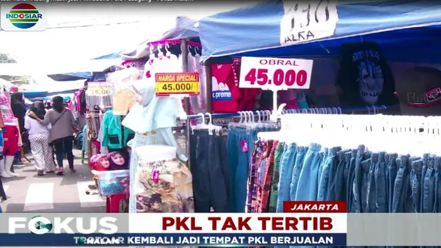 Trotoar Tanah Abang Jadi Primadona Para Pedagang