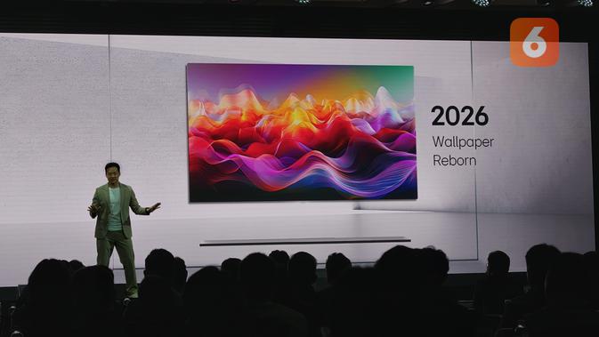 Wallpaper TV LG kembali hadir. (Liputan6.com/ Yuslianson)