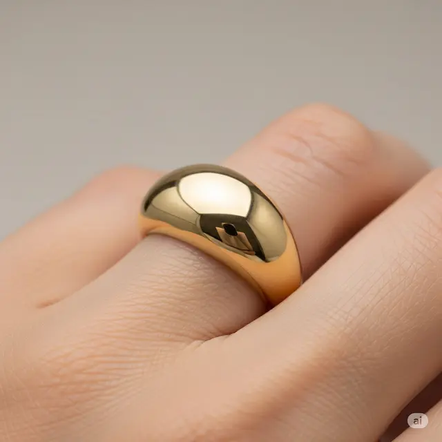 8 Pesona Model Cincin Emas Bulat untuk Tampilan Elegan