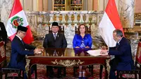 Prabowo Undang Presiden Peru ke Indonesia, Selesaikan Perjanjian CEPA