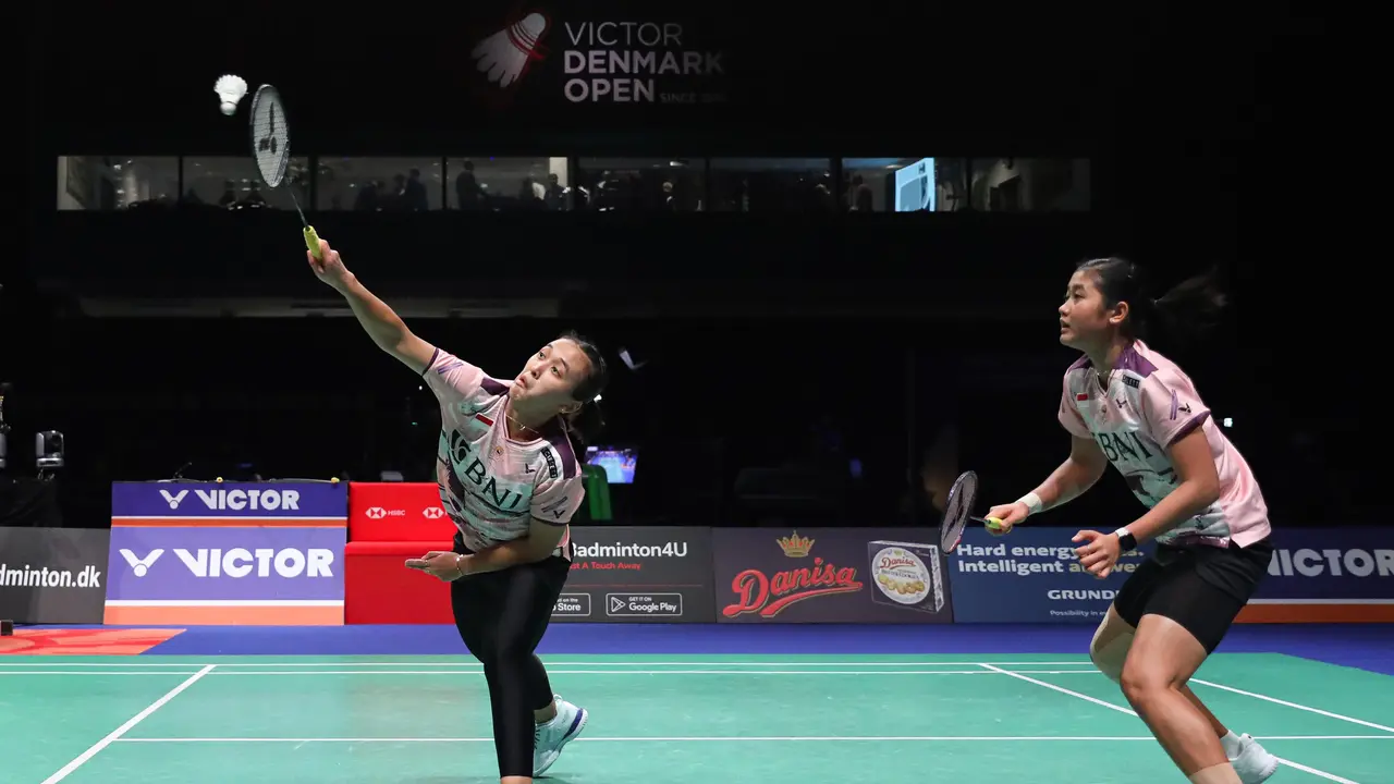 Febriana Dwipuji Kusuma/Amallia Cahaya Pratiwi - Denmark Open 2023 - Bulu Tangkis