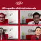 Konferensi Pers Virtual #TanganBersihUntukIndonesia, Kamis, (15/10).