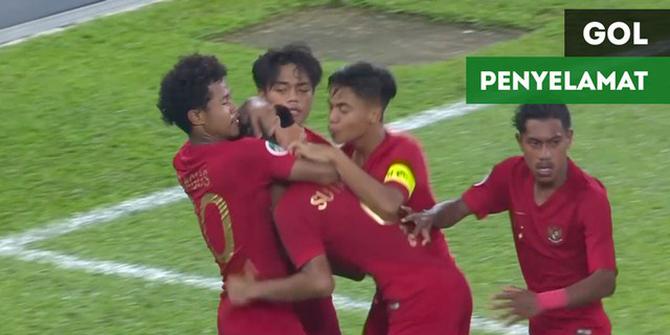 VIDEO: Gol Sutan Zico, Penyelamat Timnas Indonesia di Piala AFC U-16 2018