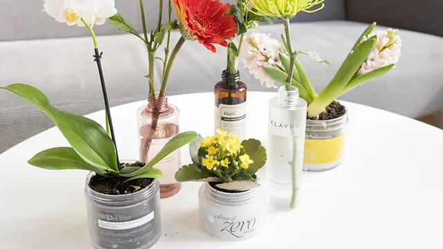 Sulap menjadi vas bunga