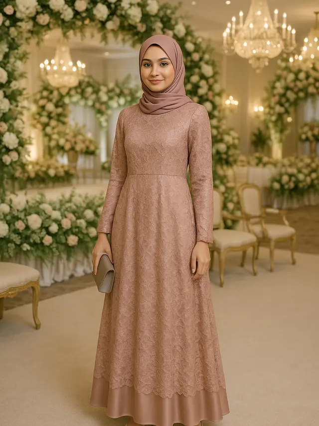 Rekomendasi Gamis Kondangan Outdoor