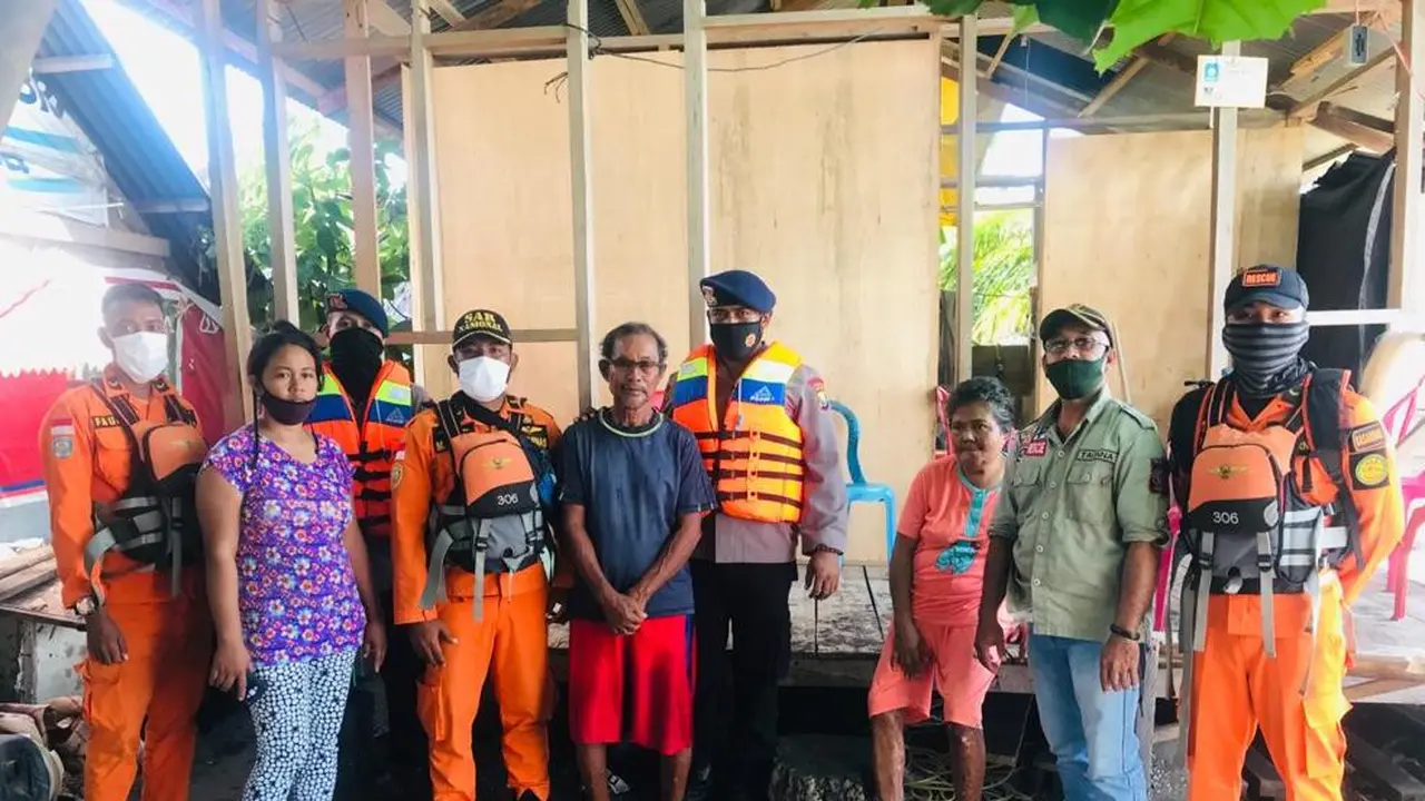 Bekal Sagu Bikin Selamat Nelayan Halmahera Ini Saat Hilang 3 Hari di Laut