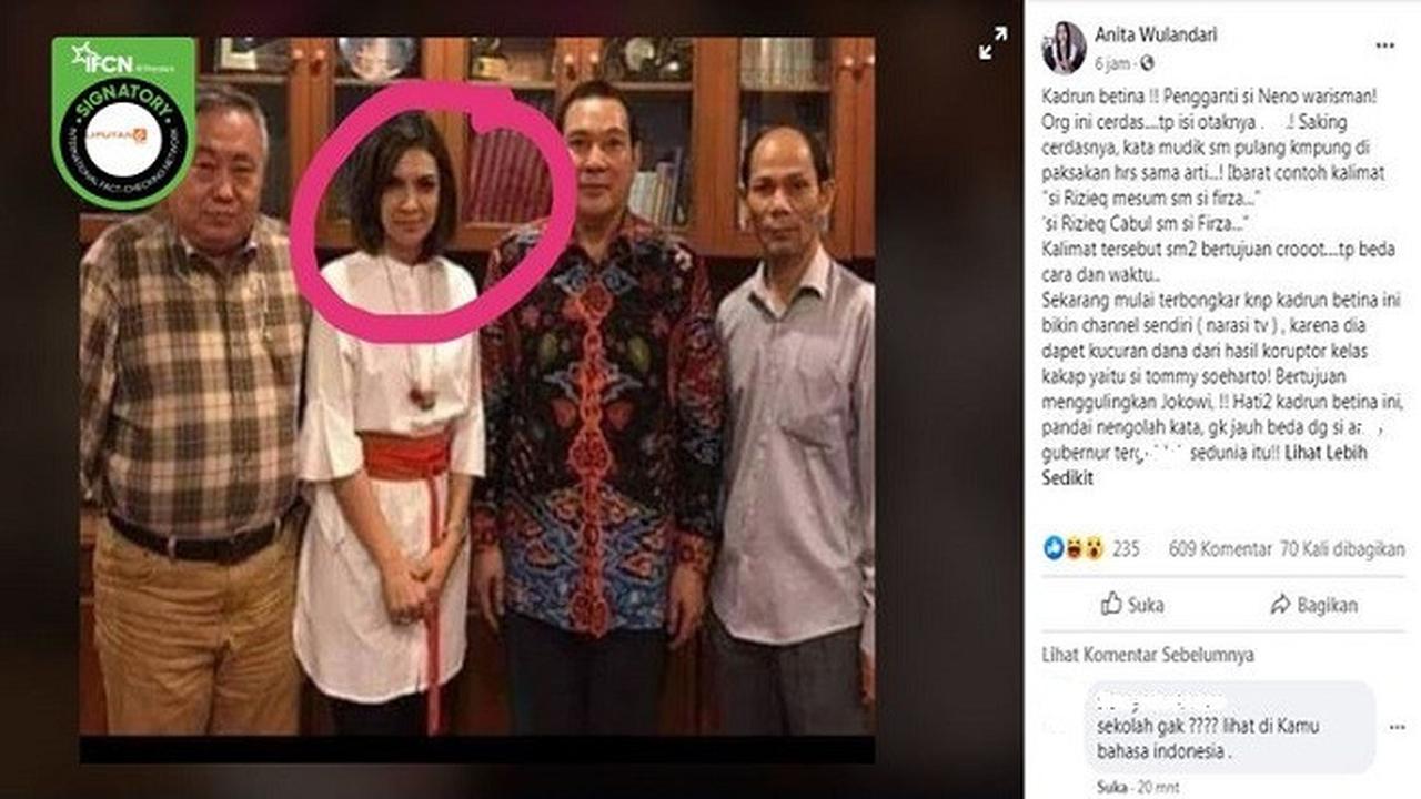 Gambar Tangkapan Layar Status Facebook Warganet