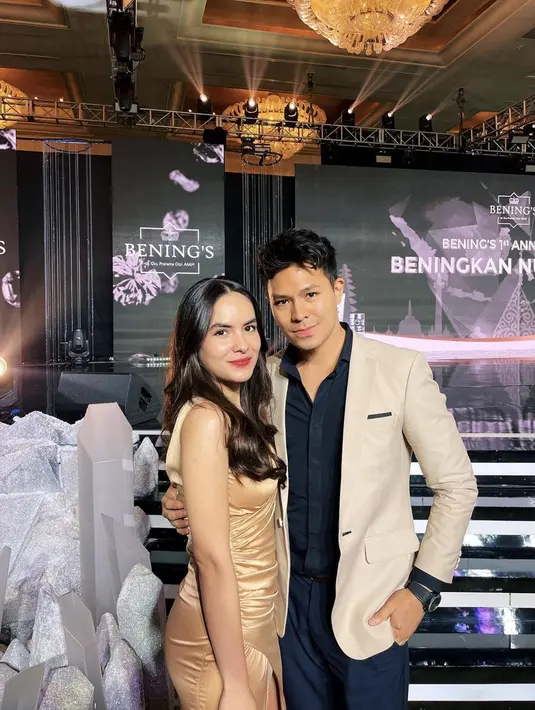 Kebersamaan Steffi Zamora dan Fero Walandouw pun sering mencuri perhatian netizen. Tak sedikit pula netizen yang menyebut jika keduanya terlihat begitu serasi. (Liputan6.com/IG/@steffizamoraaa)