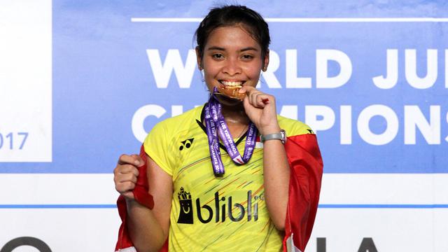 Gregoria Mariska Tunjung, Kejuaraan Dunia Junior Bulutangkis 2017