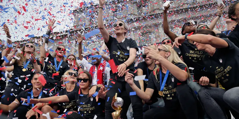Parade Kemenangan Timnas Sepak Bola Wanita Amerika Serikat