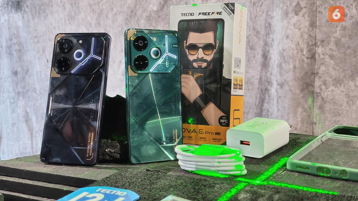Harga HP Tecno Pova 6 Pro 5G, Raja Gaming dengan Baterai Jumbo dan Layar AMOLED 120Hz