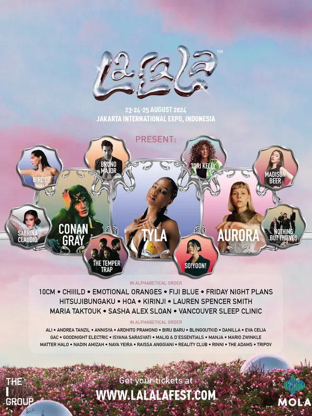 Lineup fase ketiga LaLaLa Festiva 2024. [Foto: LaLaLa Festival]