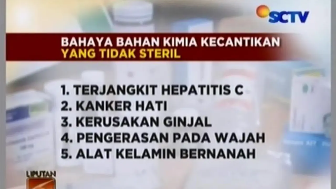 Wajah Korban Malapraktik Dokter Gadungan JS Bernanah