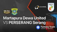 Liga 2 Selasa 9 November 2021 : Martapura Dewa United Vs Perserang