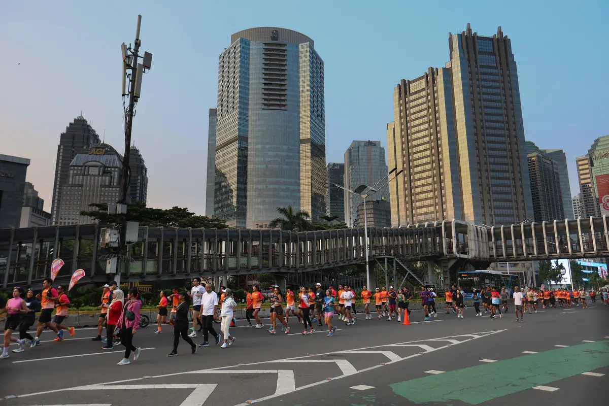 Warga Kembali Nikmati Hari Bebas Kendaraan Bermotor Jakarta