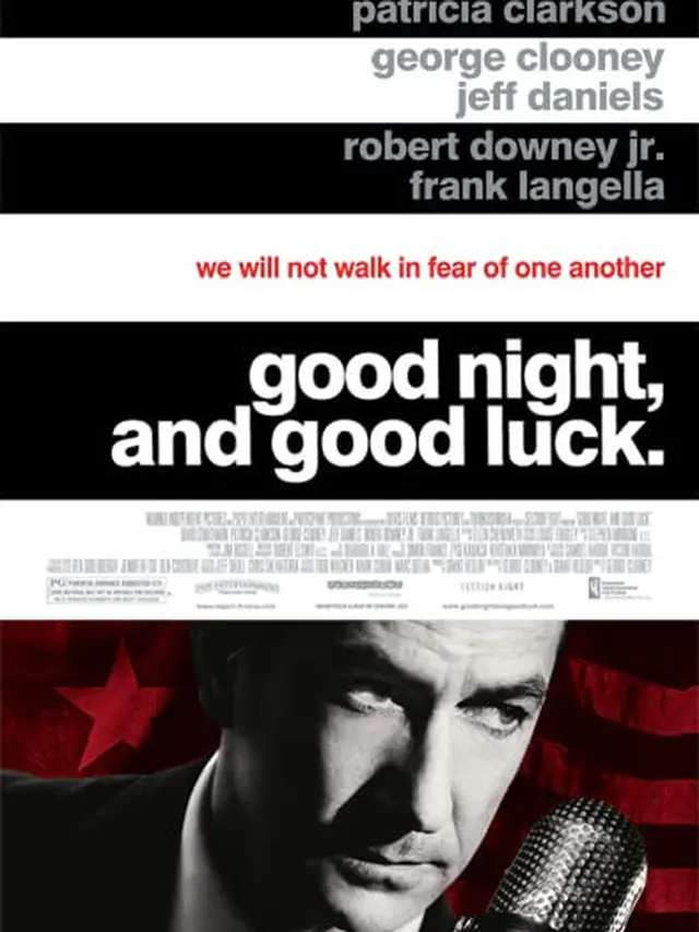 Poster film Good Night, and Good Luck. (Foto: Dok. Warner Independent Pictures/ IMDb)