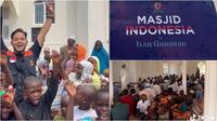 Potret peresmian Masjid Indonesia by Ivan Gunawan di Uganda. (Sumber: TikTok/@hamzahtamimy)