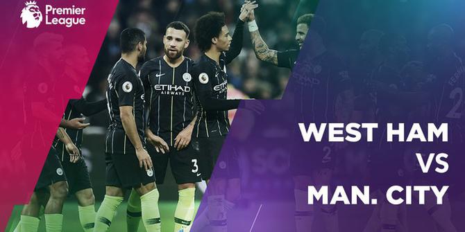 VIDEO: Leroy Sane Cetak 2 Gol, Manchester City Menang atas West Ham United