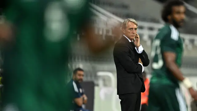 Foto: Debut Pahit Roberto Mancini Bersama Timnas Arab Saudi, Kalah 1-3 oleh Kosta Rika