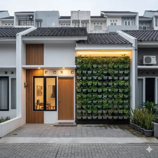 7 Gambar Rumah Kecil Tanpa Halaman yang Tetap Nyaman, Desain Praktis untuk Lahan Terbatas