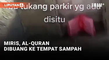 emak-emak buang al-quran di tempat sampah