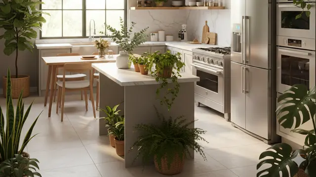 Dapur Monoton? Hiasi dengan 12 Tanaman Ini Agar Lebih Segar dan Fungsional
