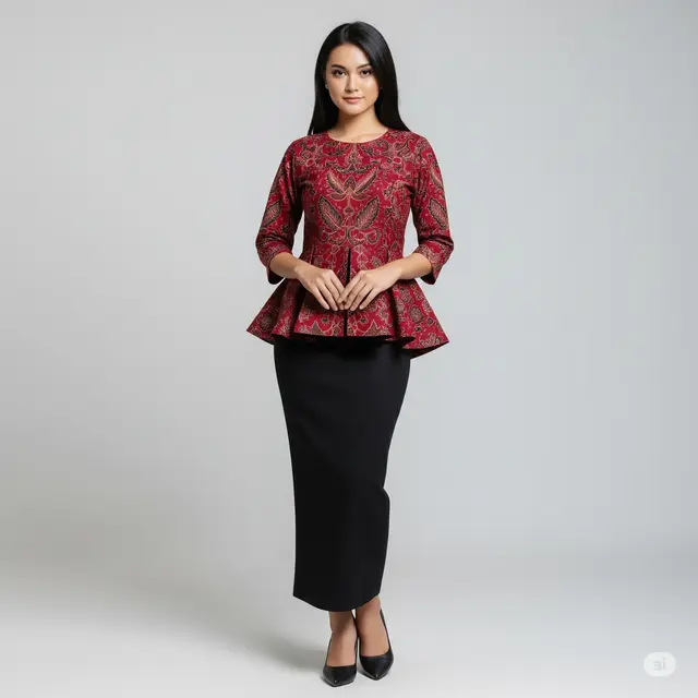 9  Model Atasan Batik Wanita Trendy 2025: Modern, Stylish, Elegan