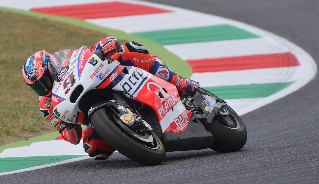 7. Danilo Petrucci (Pramac Racing) - 62 Poin. (EPA/Luca Zennaro)