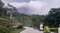 Kondisi gunung Merapi pada Rabu 11 November 2020. (BPPTKG @BPPTKG)