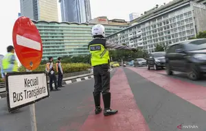 1.249 Polantas Dikerahkan Atur Lalu Lintas Jakarta Selama Demo 28 Oktober