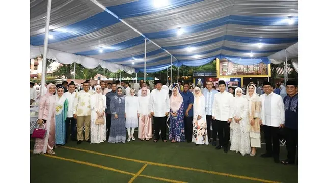 6 Potret Tasyakuran Ibas Yudhoyono dan Aliya Rajasa Jelang Berangkat Haji