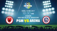 PSM makassar vs Arema FC (Liputan6.com/Abdillah)