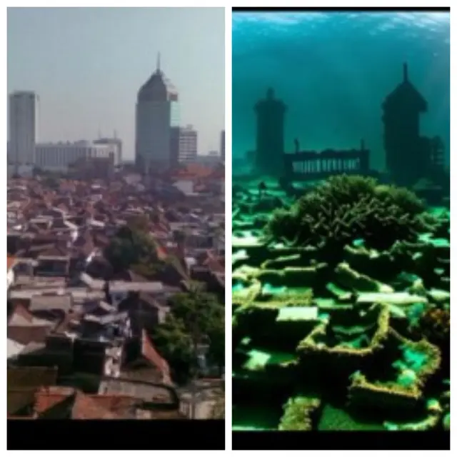 Potret Kota di Indonesia Jadi Lautan Versi AI, Bak Ciptakan Dunia Baru