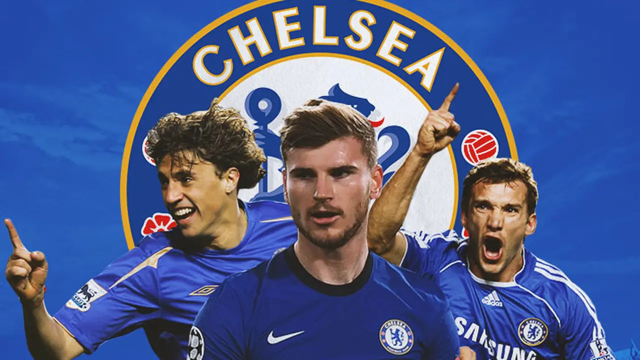 Chelsea - Hernan Crespo, Timo Werner, Andriy Shevchenko