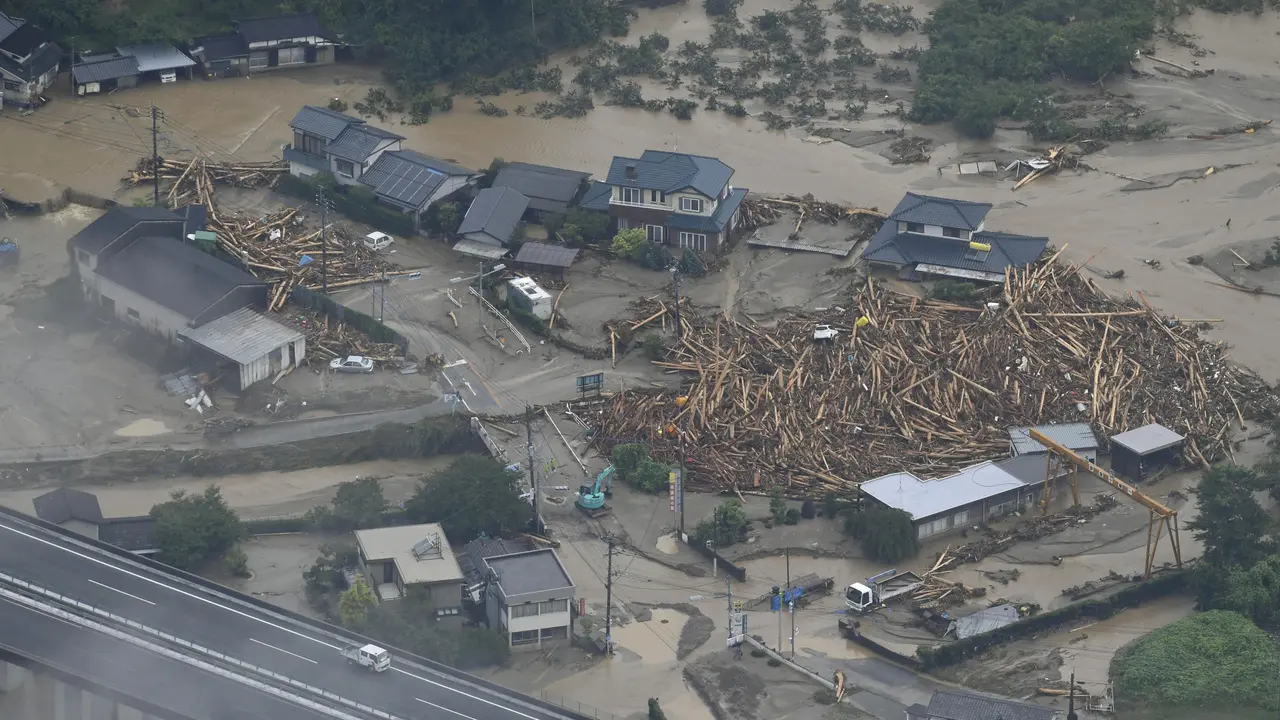 Banjir Jepang 2017 (AP)