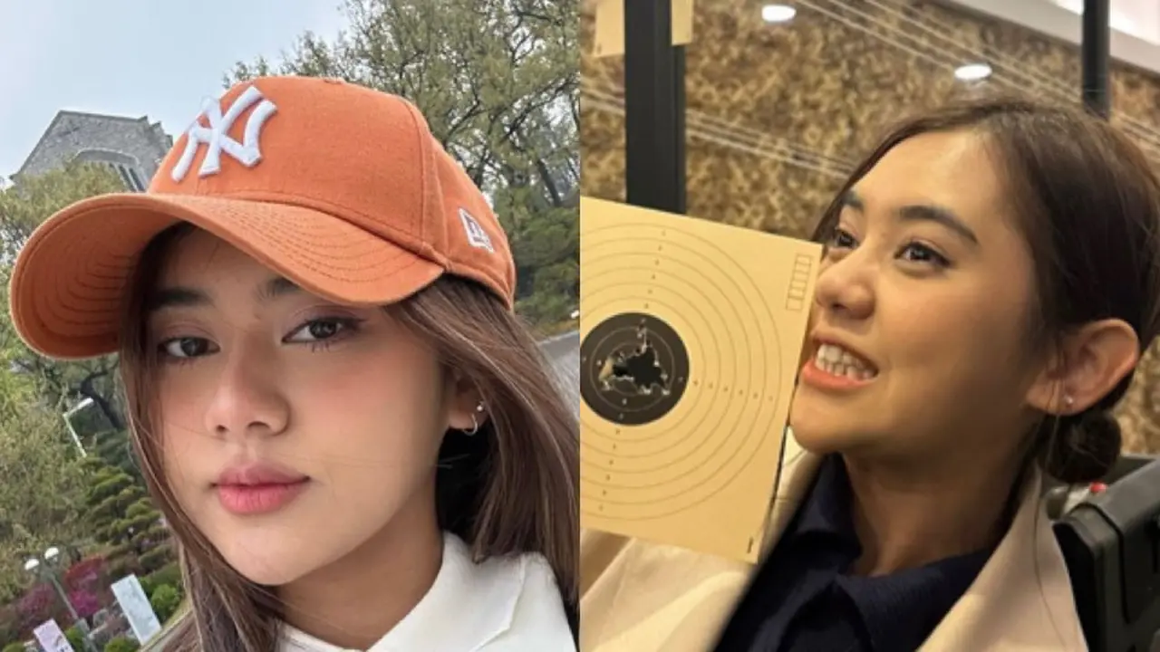 Gaya fashion Ziva Magnolya saat berada di Korea Selatan