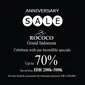 Merek sepatu dan aksesoris asal Italia, Rococo menggelar Anniversary Sale hingga 70 persen