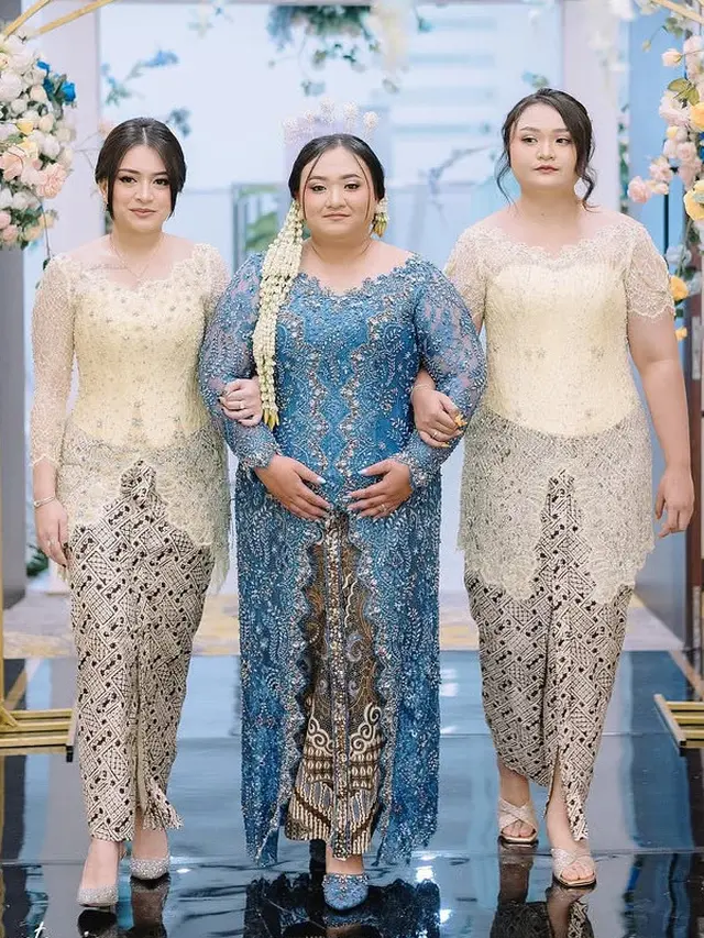 Nathalie Holscher saat pernikahan adiknya. [@nadyaholscher]