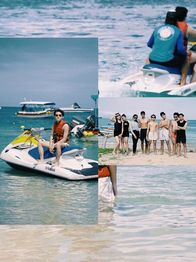 Bintang Dari Jendela SMP Liburan di Tanjung Benoa, Bali (Foto: Instagram/@aaditzky/@rey_bong26)
