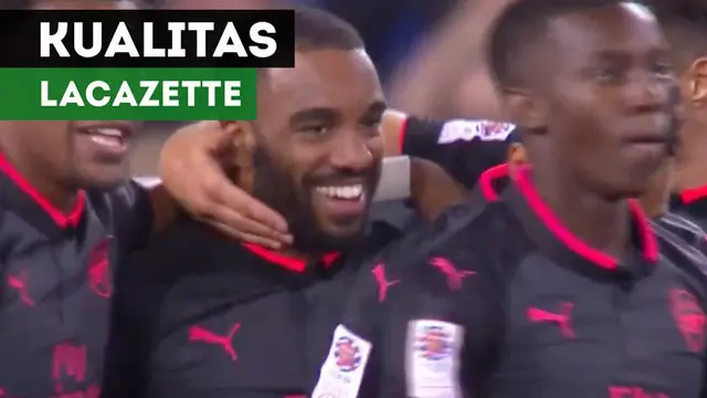 Berita video striker anyar Alexandre Lacazette langsung menunjukkan kualitasnya untuk Arsenal pada laga perdananya.