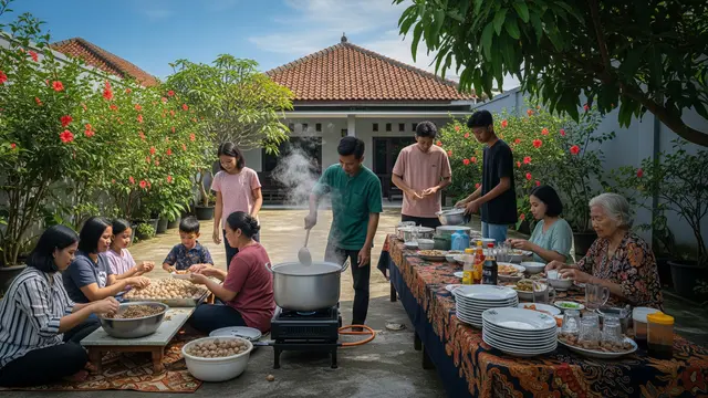 Memasak Bakso