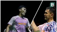Fajar Alfian/Muhammad Shohibul Fikri akan menjadi pasangan baru di Japan Open 2025. (Bola.com/Bagaskara Lazuardi-Wiwig Prayugi)