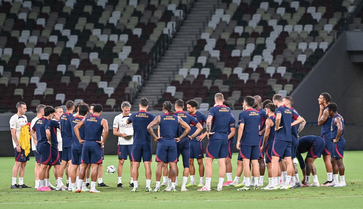 PSG memiliki rekor luar biasa melawan Inter Milan di Liga Champions dan telah memenangkan tiga dari empat pertandingan yang dimainkan antara kedua tim, dengan pertandingan lainnya berakhir imbang.  (AFP/Richard A. Brooks)