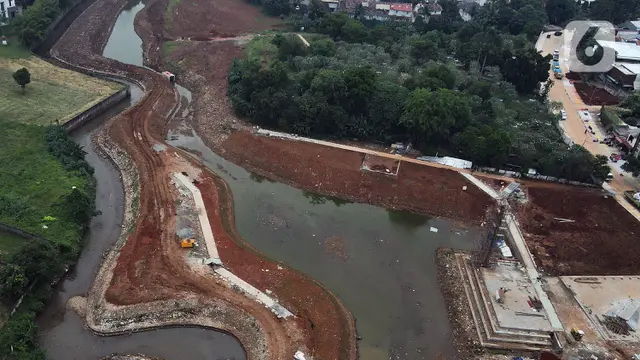 Pantauan Udara Pembangunan Waduk Lebak Bulus