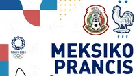 Olimpiade 2020 - Meksiko Vs Prancis (Bola.com/Adreanus Titus)