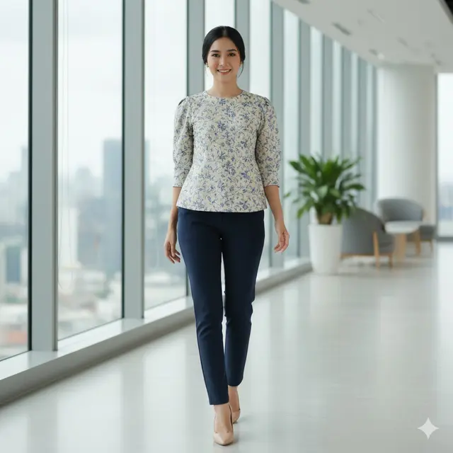 8 Model Atasan Batik Kantor 2026, Pilihan Stylish untuk Tampilan Profesional dan Tetap Elegan