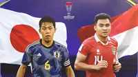 Piala Asia - Jepang Vs Timnas Indonesia_Wataru Endo Vs Asnawi Mangkualam (Bola.com/Adreanus Titus)