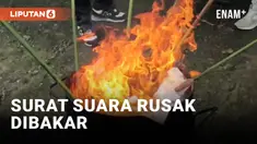 Ratusan Surat Suara Pilgub dan Pilwali di Blitar Dimusnahkan