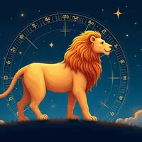 logo ramalan zodiak leo (sumber: AI generated)
