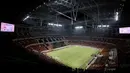 <p>Suasana pertandingan dari atas tribun penonton saat laga persahabatan antara Persija Jakarta menghadapi Chonburi FC dalam rangka Grand Launching Jakarta International Stadium (JIS), Minggu (24/7/2022). (Bola.com/M Iqbal Ichsan)</p>